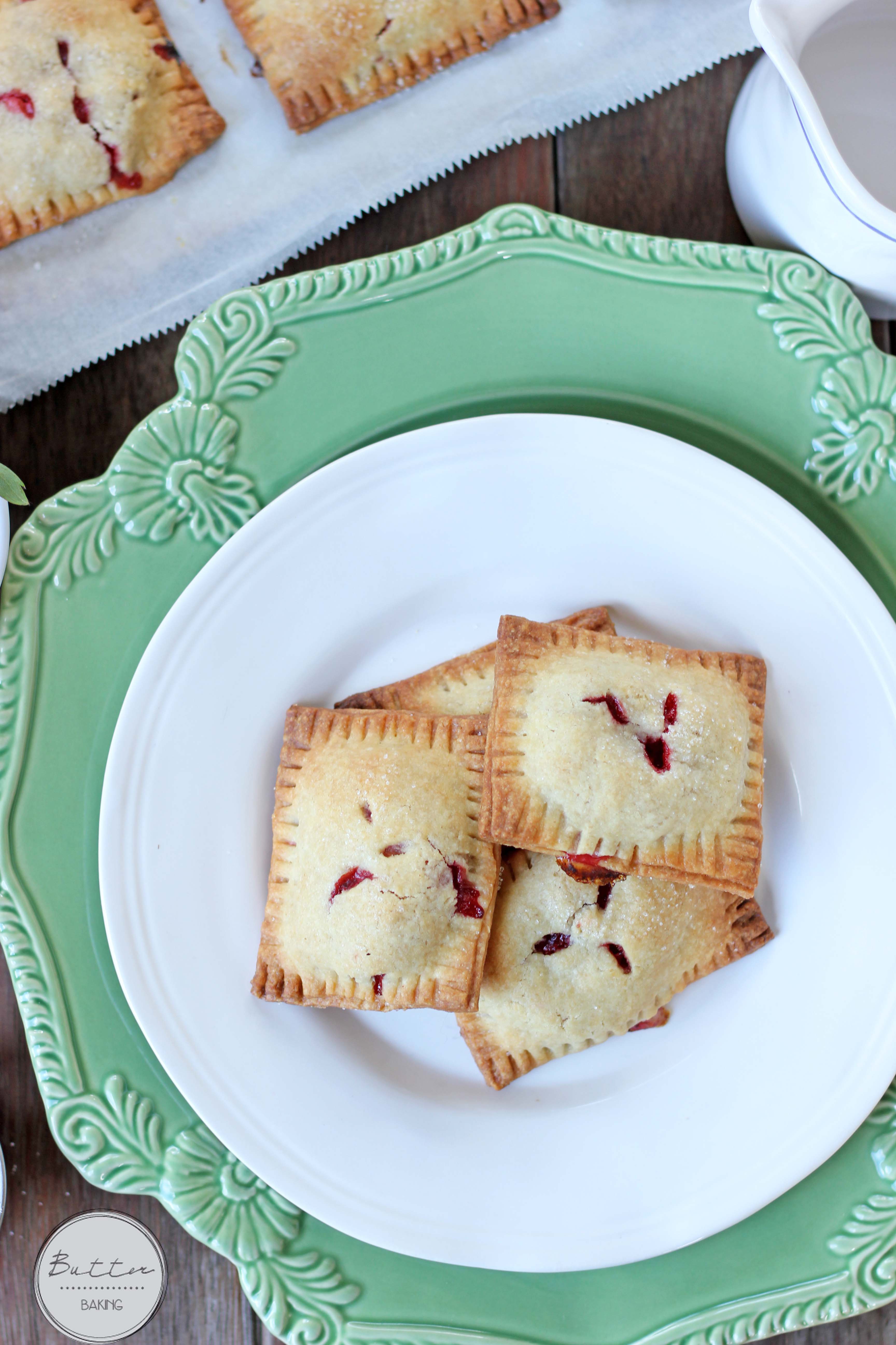 Strawberry custard hand pies | Butter Baking