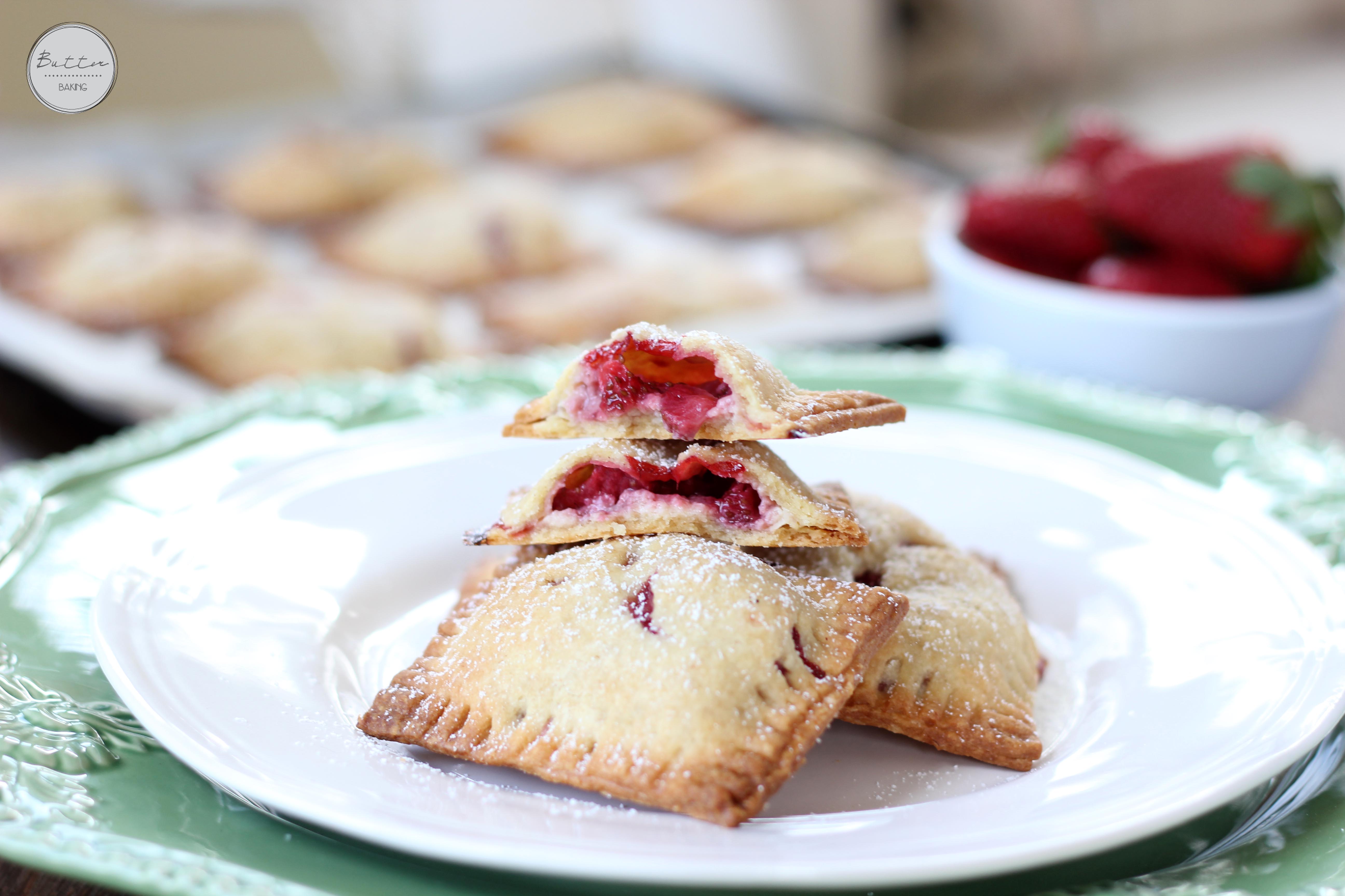 Strawberry custard hand pies | Butter Baking