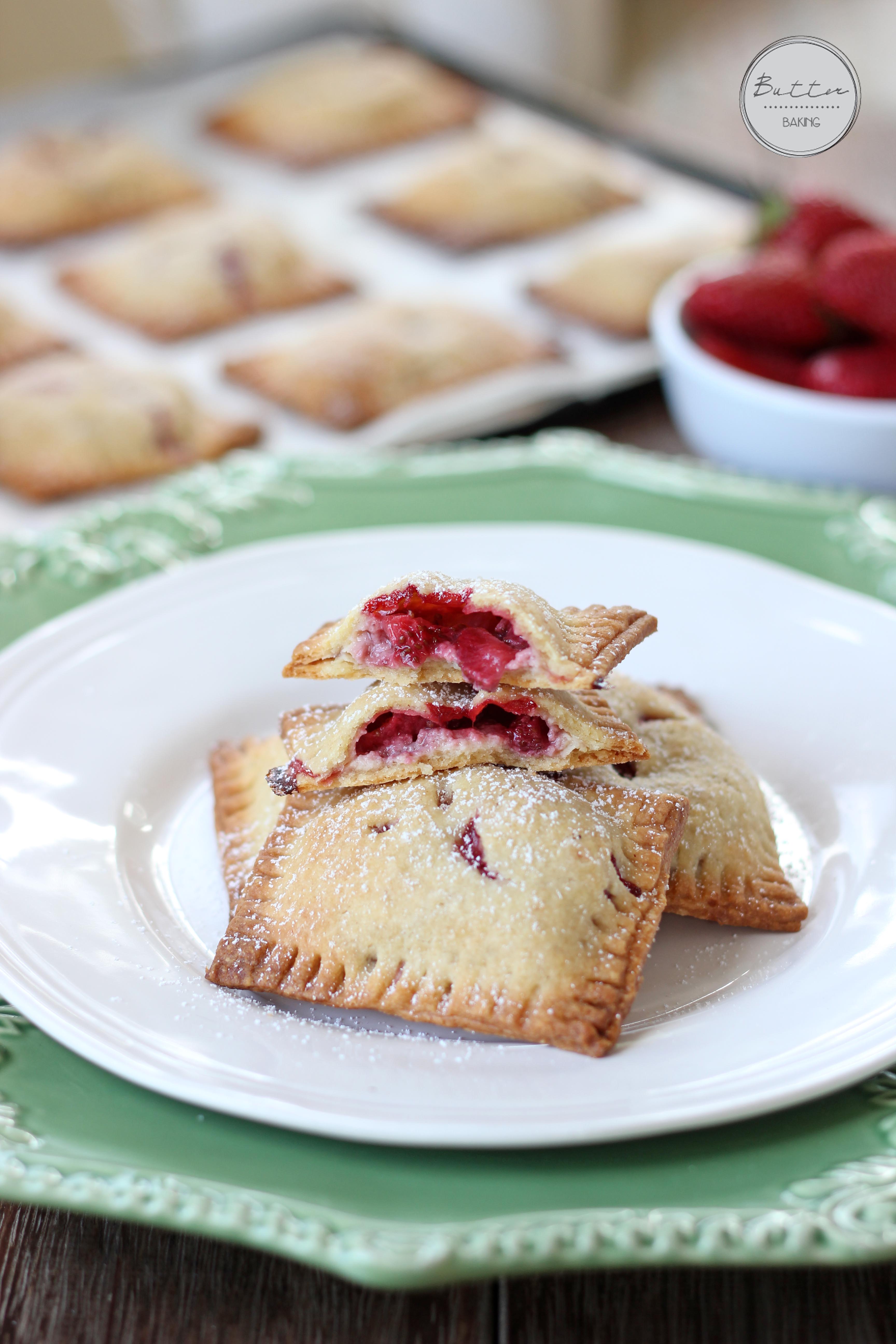 Strawberry custard hand pies | Butter Baking