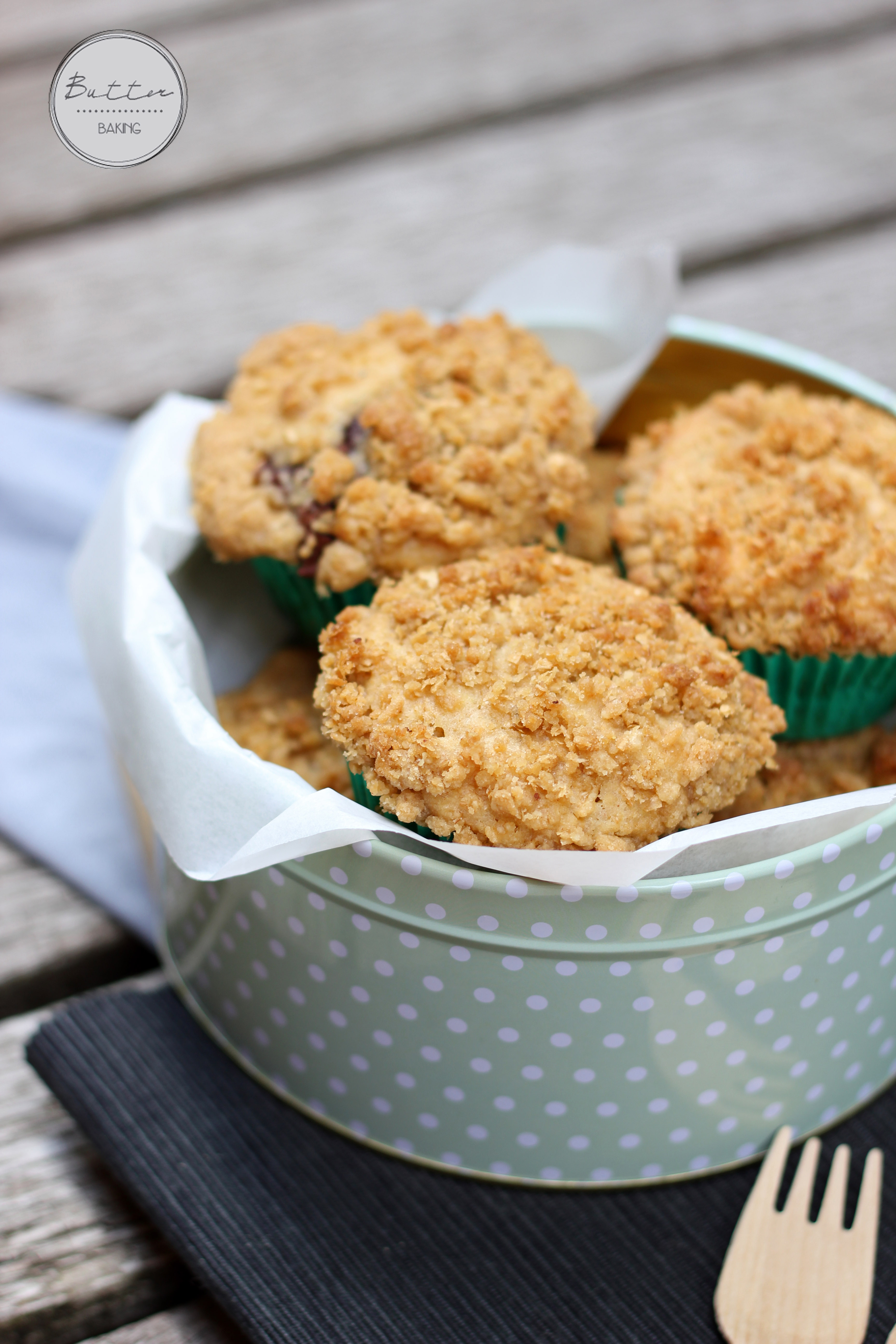 Nutella stuffed coffee cake muffins | Butter Baking
