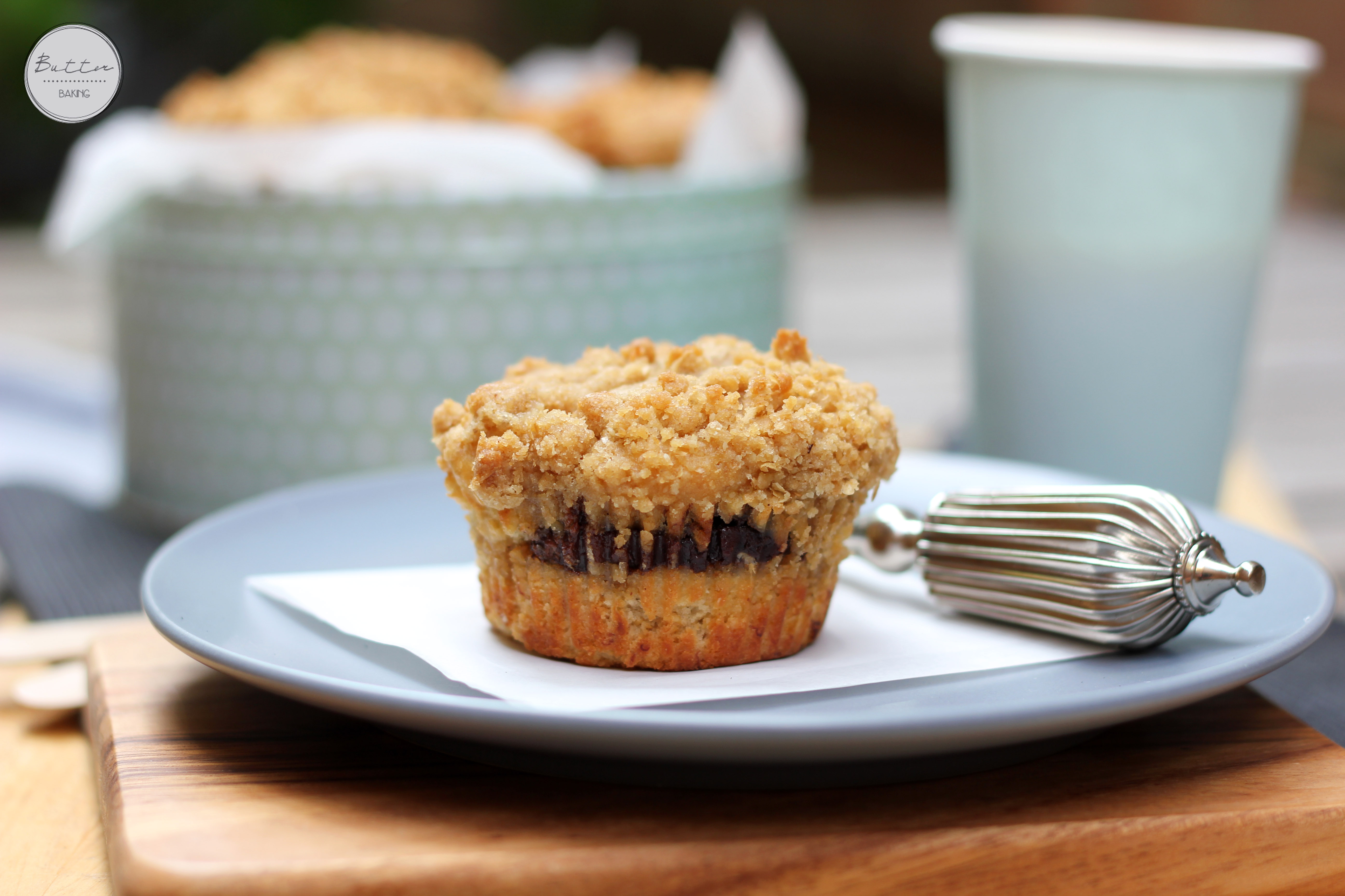 Nutella stuffed coffee cake muffins | Butter Baking