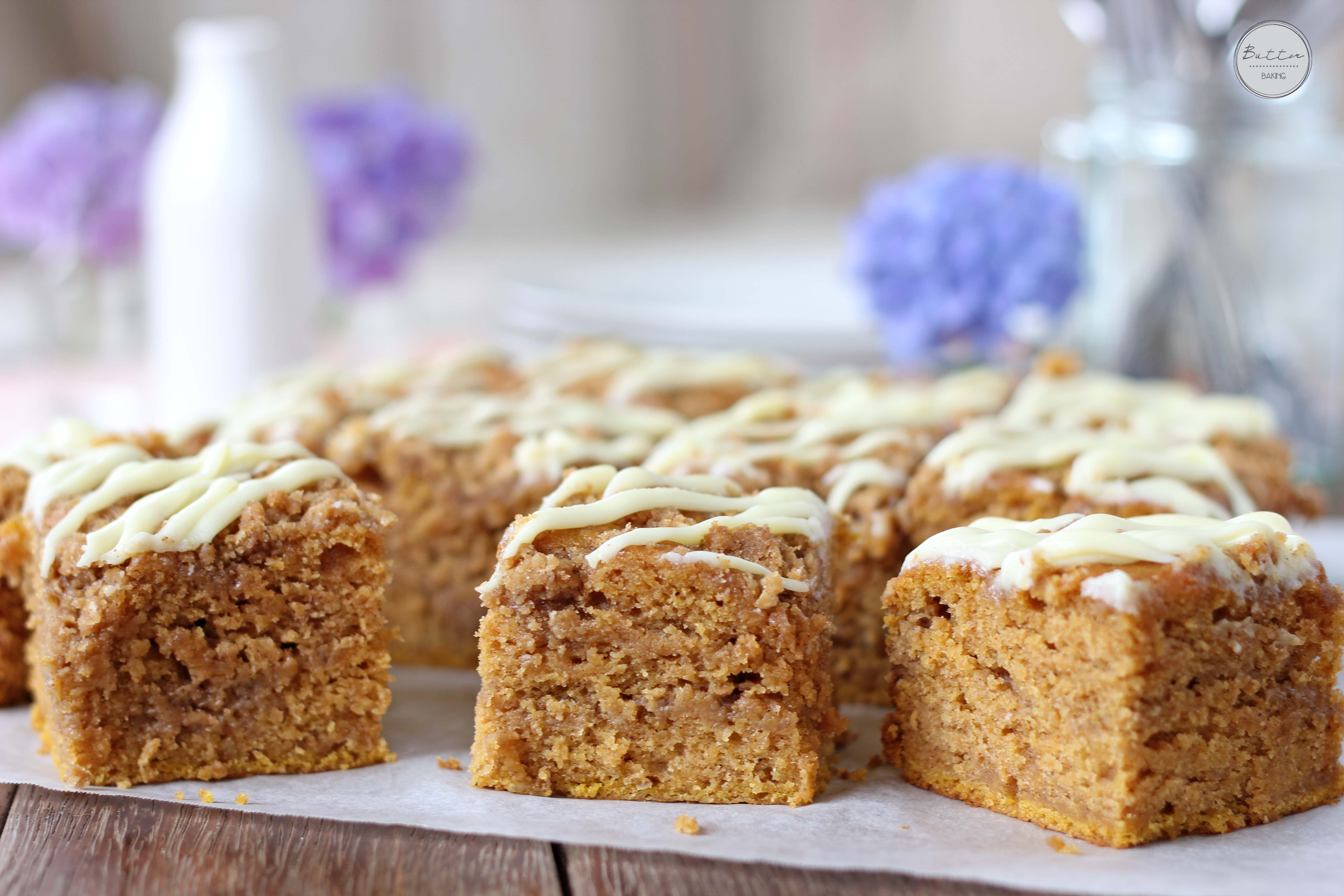Pumpkin streusel layered sheet cake | Butter Baking