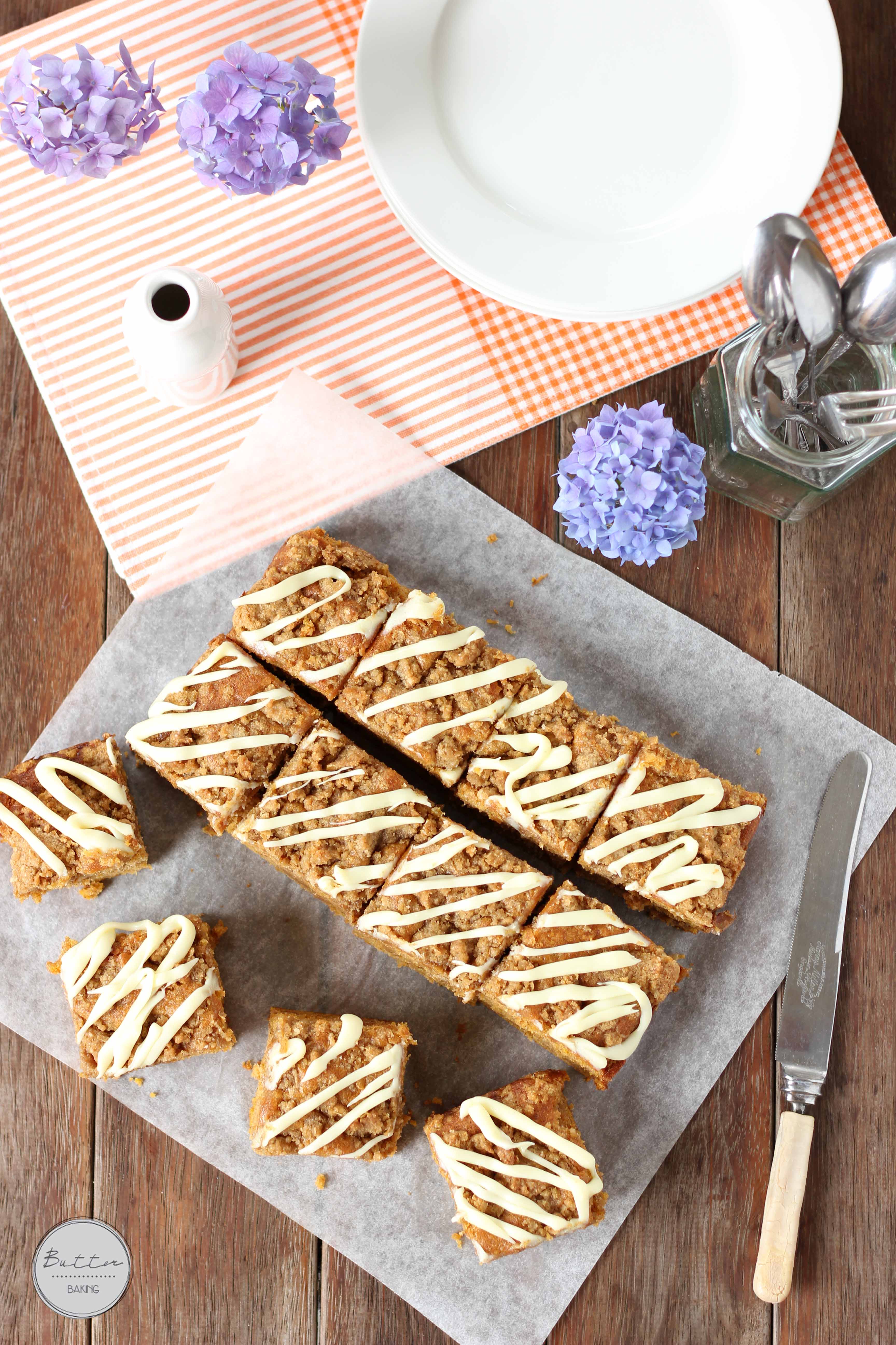 Pumpkin streusel layered sheet cake | Butter Baking
