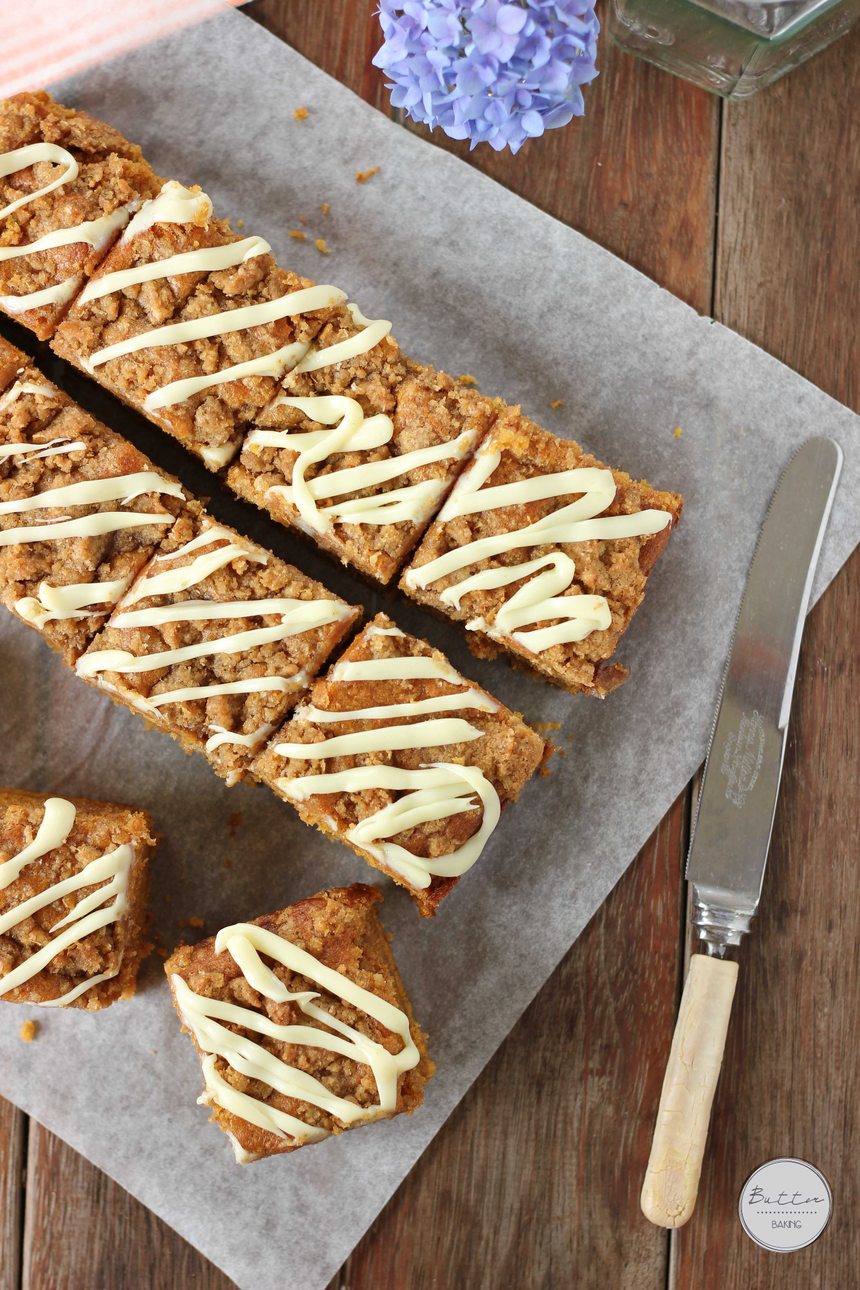 Pumpkin streusel layered sheet cake | Butter Baking