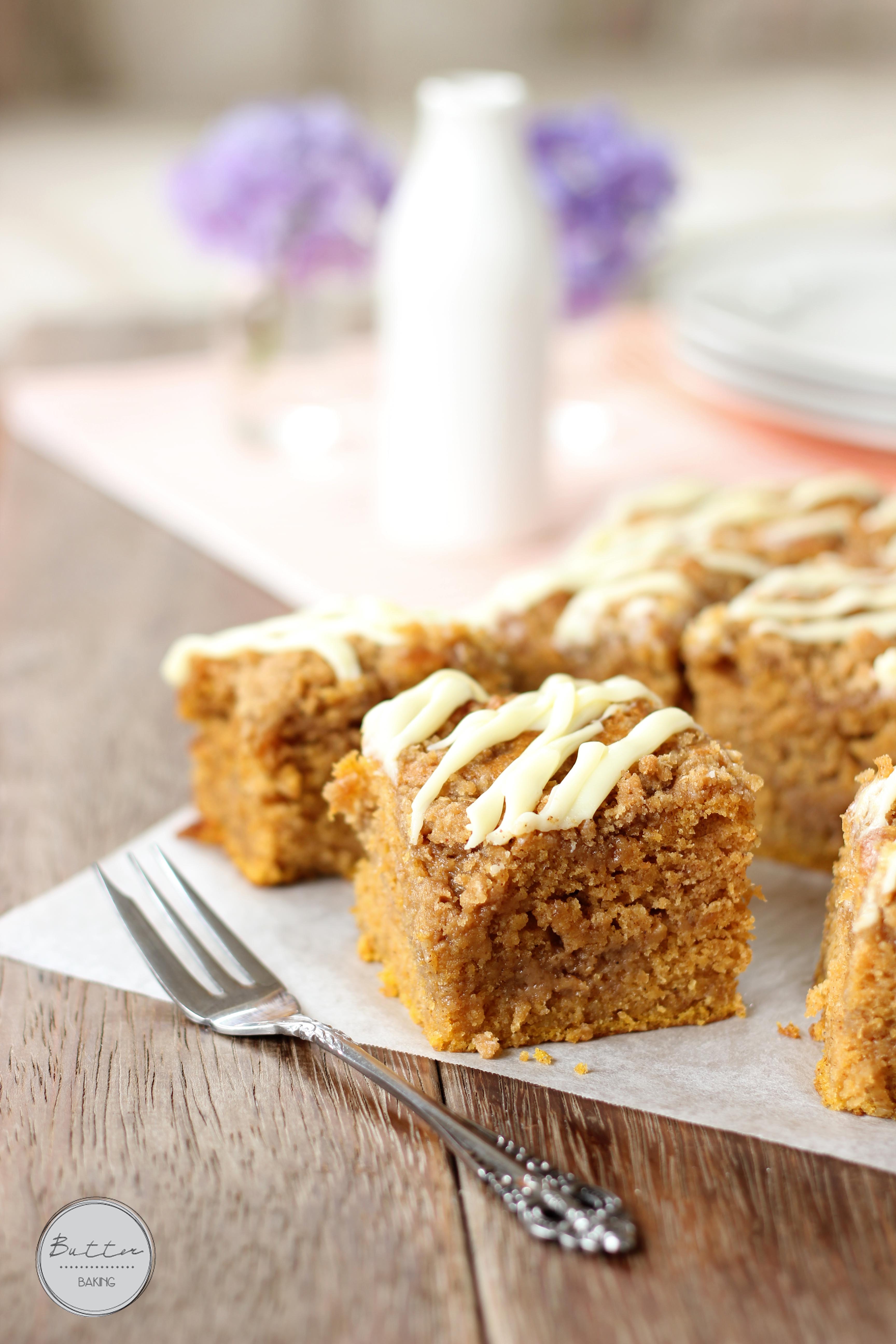 Pumpkin streusel layered sheet cake | Butter Baking