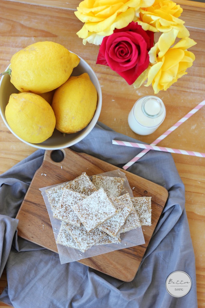 Lemon coconut bars | Butter Baking