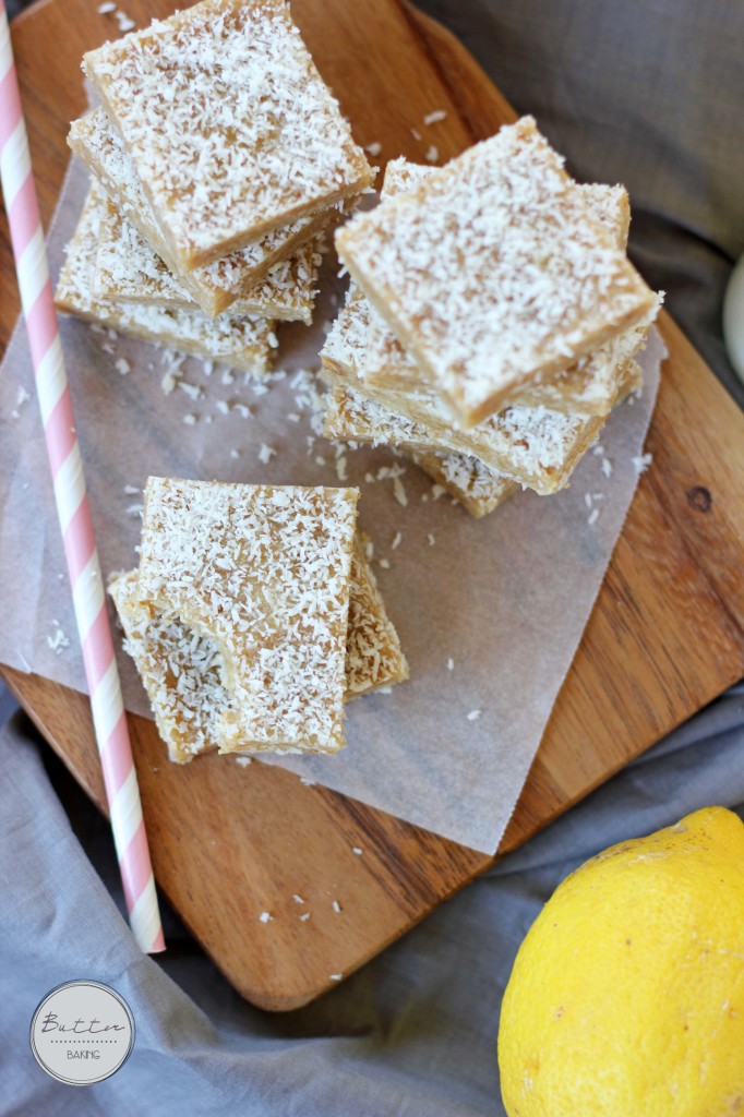 Lemon coconut bars | Butter Baking